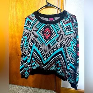 Rock & Roll Denim Size: XS Cropped Sweater